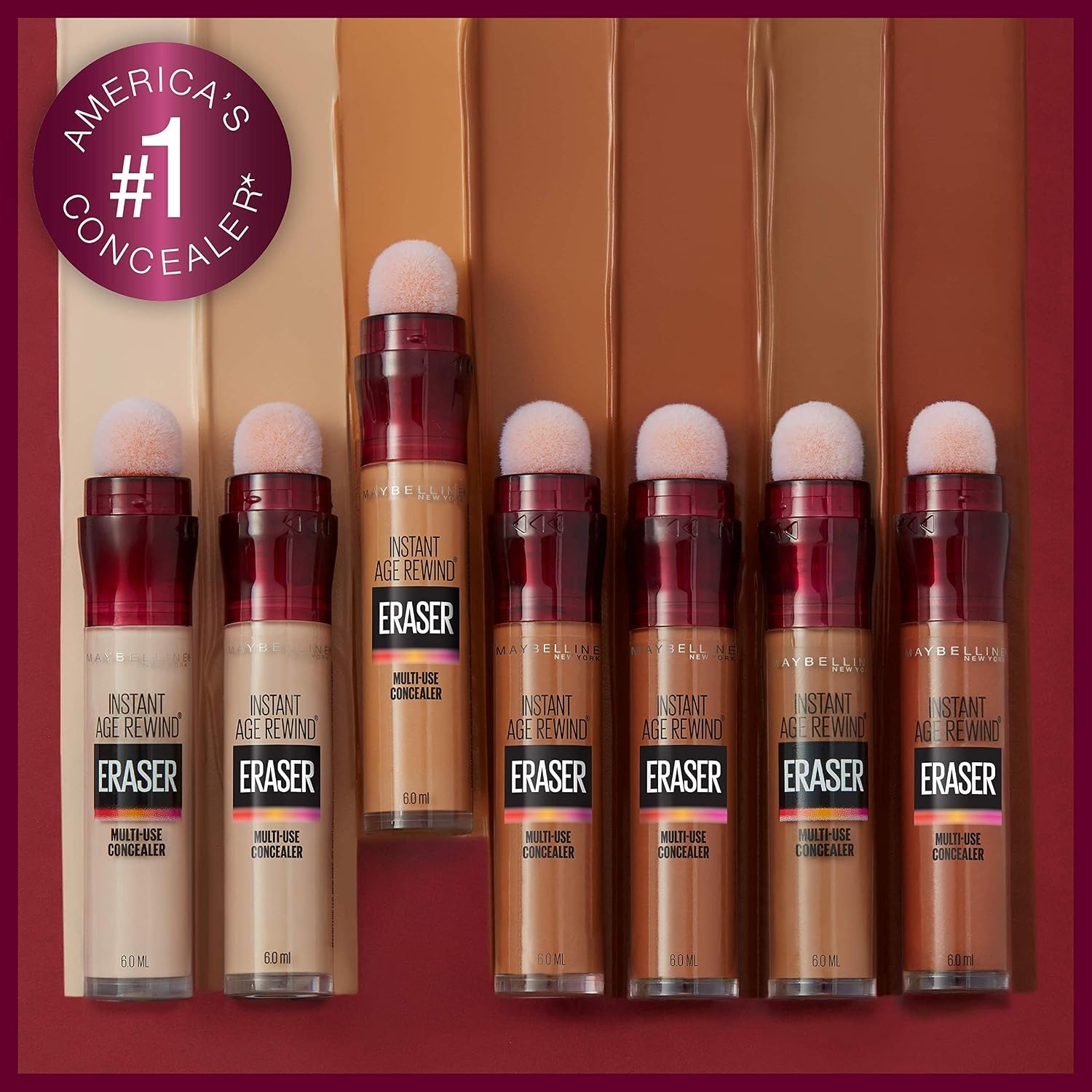 image:imageMaybelline Instant Age Rewind Eraser Foundation with SPF 20 and Moisturizing ProVitamin B5 340 1 Count115 WARM LIGHT