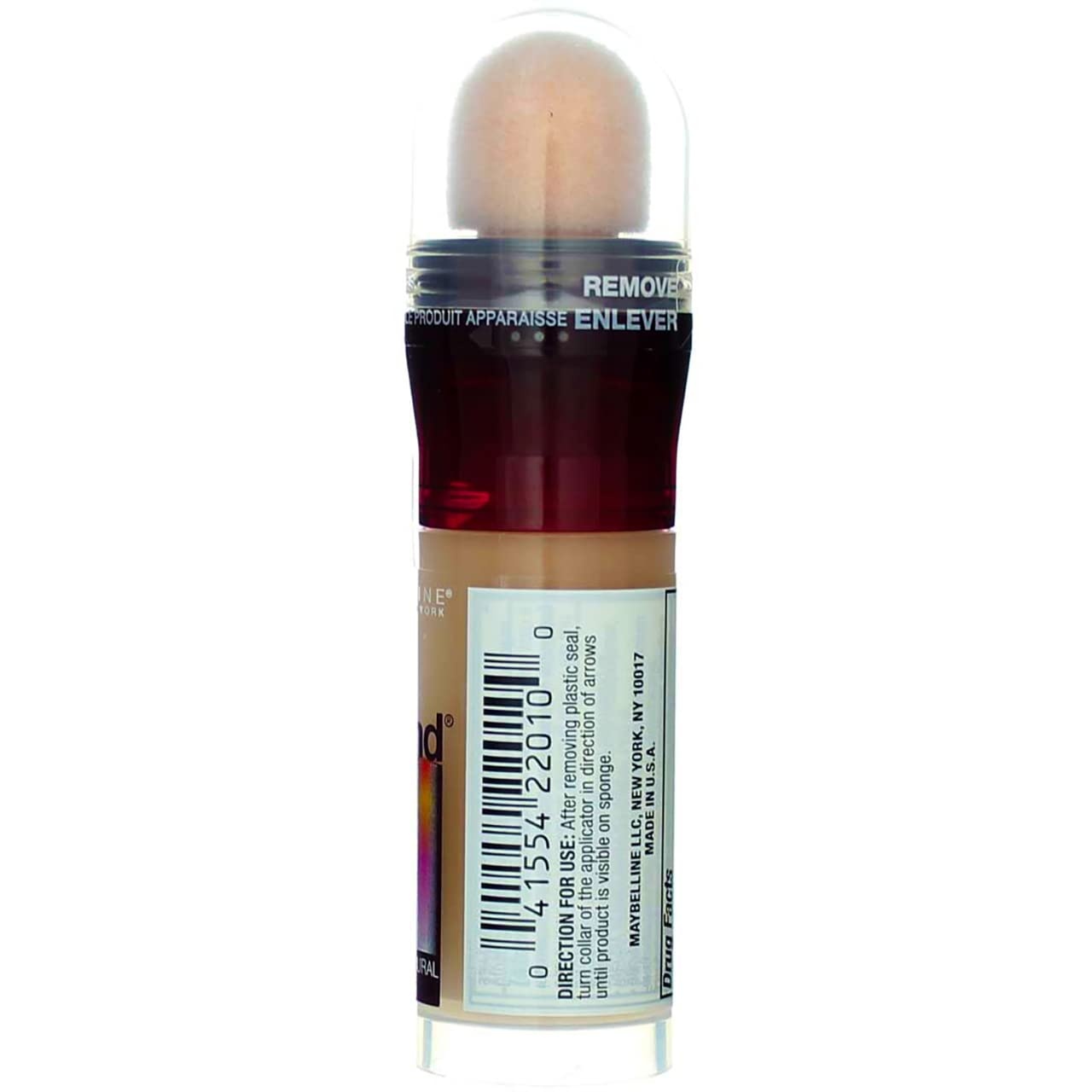 image:imageMaybelline Instant Age Rewind Eraser Foundation with SPF 20 and Moisturizing ProVitamin B5 340 1 CountCreamy Natural