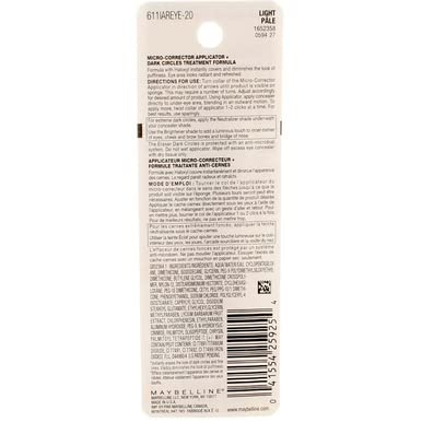 image:imageMaybelline Instant Age Rewind Eraser Foundation with SPF 20 and Moisturizing ProVitamin B5 340 1 CountLight