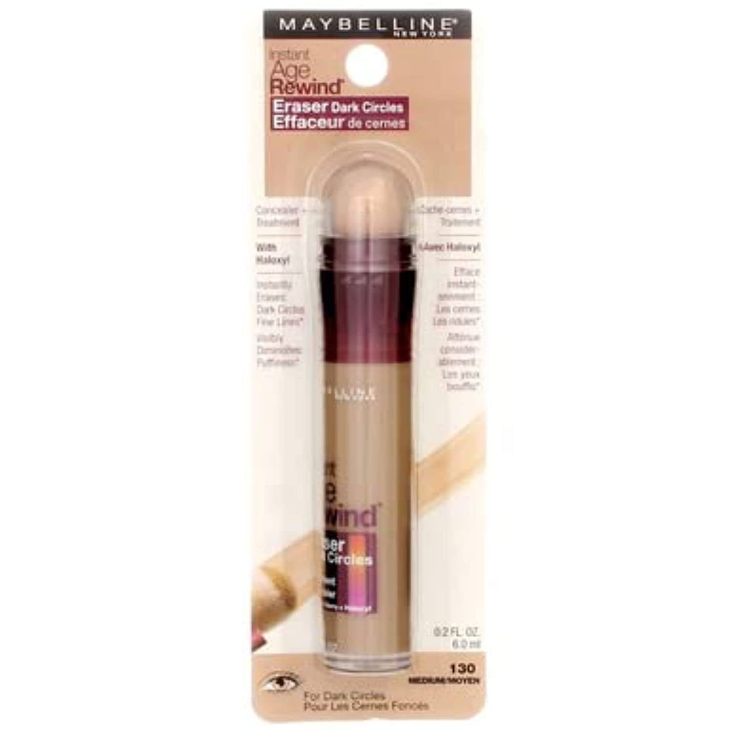 image:imageMaybelline Instant Age Rewind Eraser Foundation with SPF 20 and Moisturizing ProVitamin B5 340 1 CountMedium