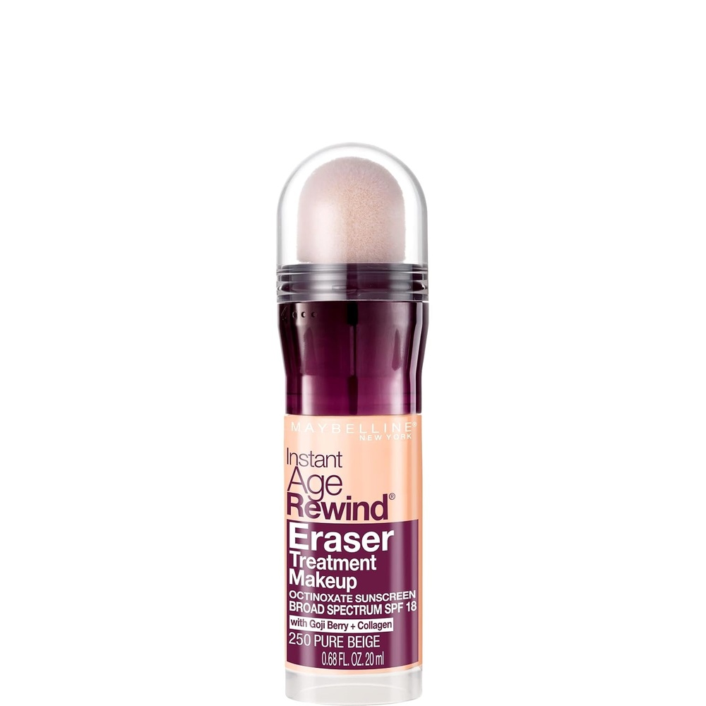 image:imageMaybelline Instant Age Rewind Eraser Foundation with SPF 20 and Moisturizing ProVitamin B5 340 1 Count250 Pure Beige