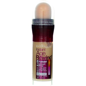 Maybelline Instant Age Rewind Eraser Foundation with SPF 20 and Moisturizing ProVitamin B5, 340, 1 Count(130 Buff Beige)
