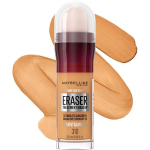 Maybelline Instant Age Rewind Eraser Foundation with SPF 20 and Moisturizing ProVitamin B5, 340, 1 Count(310)