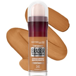 Maybelline Instant Age Rewind Eraser Foundation with SPF 20 and Moisturizing ProVitamin B5, 340, 1 Count(340)