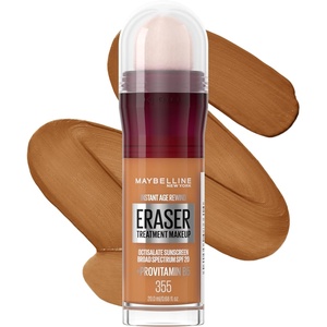 Maybelline Instant Age Rewind Eraser Foundation with SPF 20 and Moisturizing ProVitamin B5, 340, 1 Count(355)