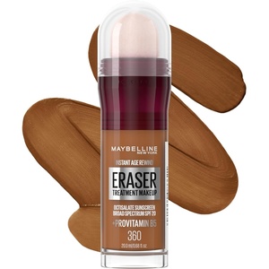 Maybelline Instant Age Rewind Eraser Foundation with SPF 20 and Moisturizing ProVitamin B5, 340, 1 Count(360)