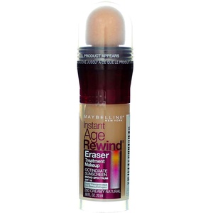 Maybelline Instant Age Rewind Eraser Foundation with SPF 20 and Moisturizing ProVitamin B5, 340, 1 Count(Creamy Natural)