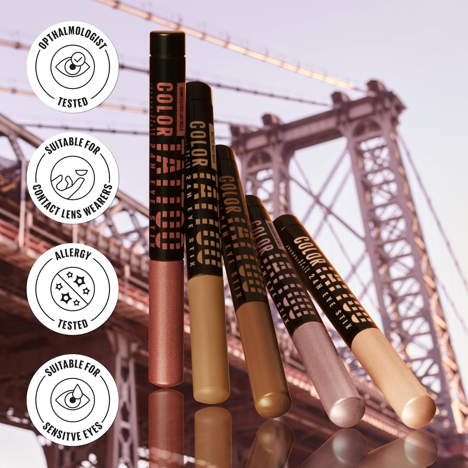 image:imageMAYBELLINE Color Tattoo Longwear MultiUse Eye Shadow Stix Eye Makeup I am Shining Light Pearl ShimmerI Am Authentic