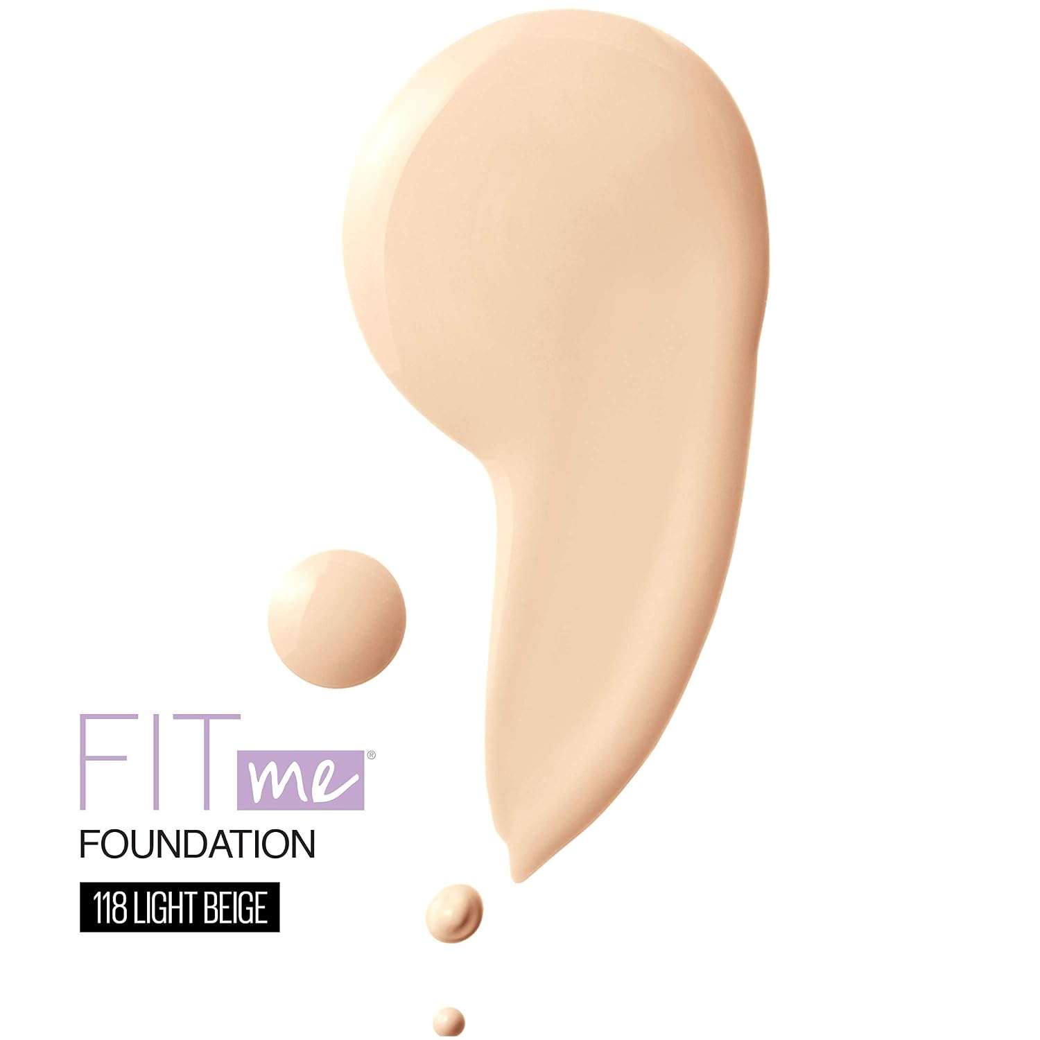 image:imageMaybelline Fit Me Dewy Smooth Liquid Foundation Makeup Natural Beige 1 Count Packaging May Vary118 LIGHT BEIGE