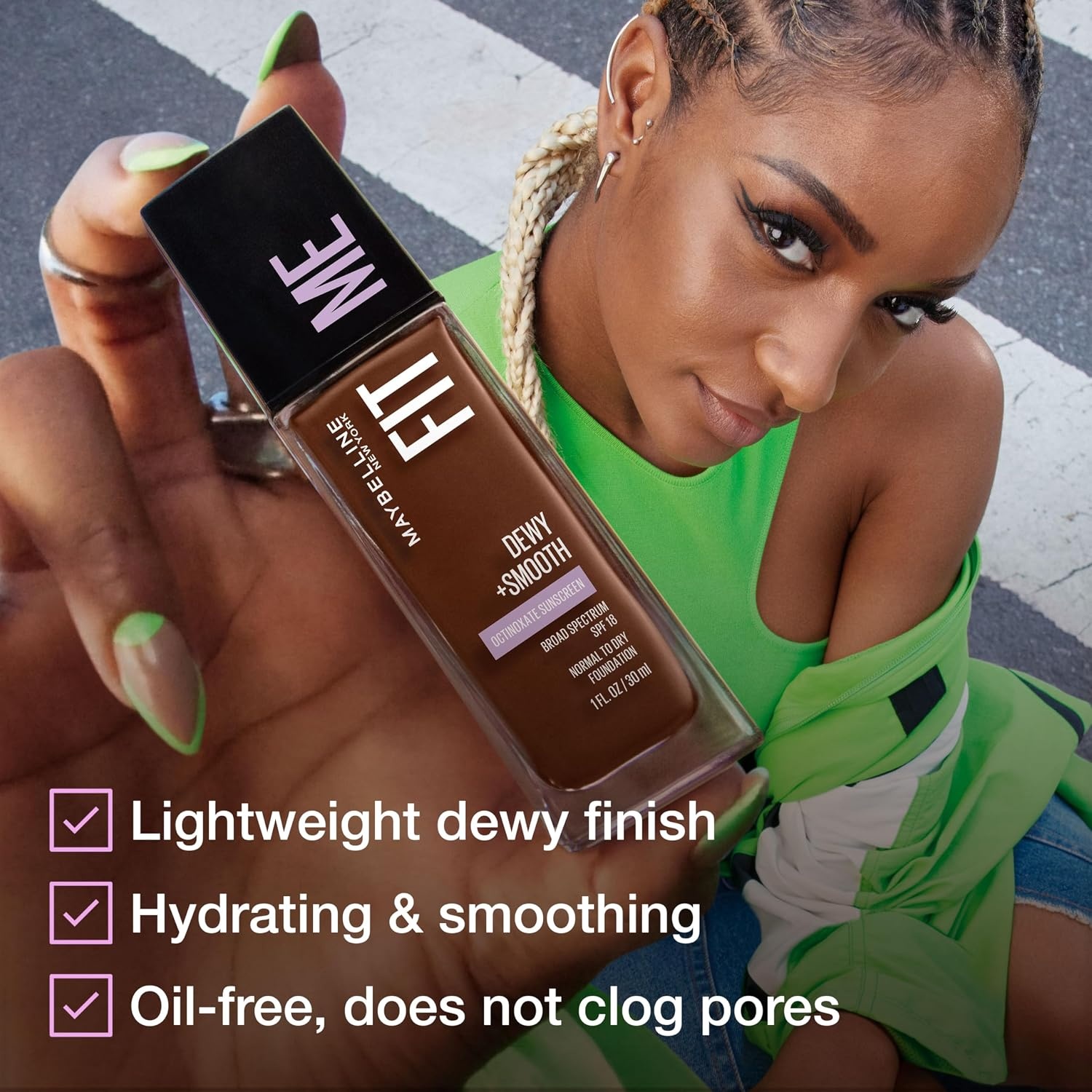 image:imageMaybelline Fit Me Dewy Smooth Liquid Foundation Makeup Natural Beige 1 Count Packaging May Vary315 SOFT HONEY