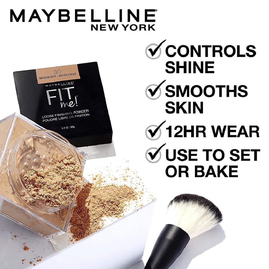 image:imageMaybelline Fit Me Loose Setting Powder Face Powder and Finishing Makeup Light 1 Count15 LIGHT