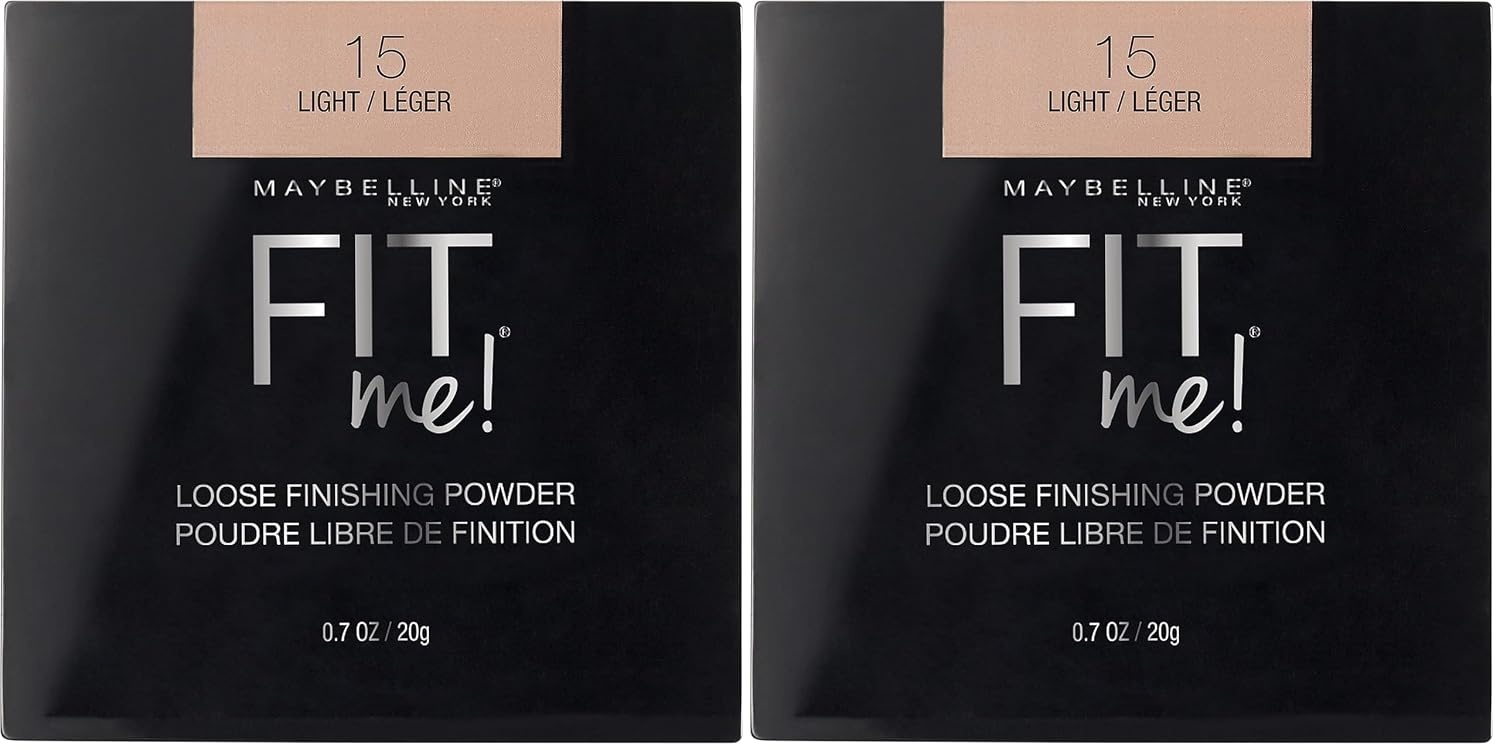 image:imageMaybelline Fit Me Loose Setting Powder Face Powder and Finishing Makeup Light 1 Count15 LIGHT