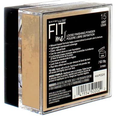 image:imageMaybelline Fit Me Loose Setting Powder Face Powder and Finishing Makeup Light 1 CountLight