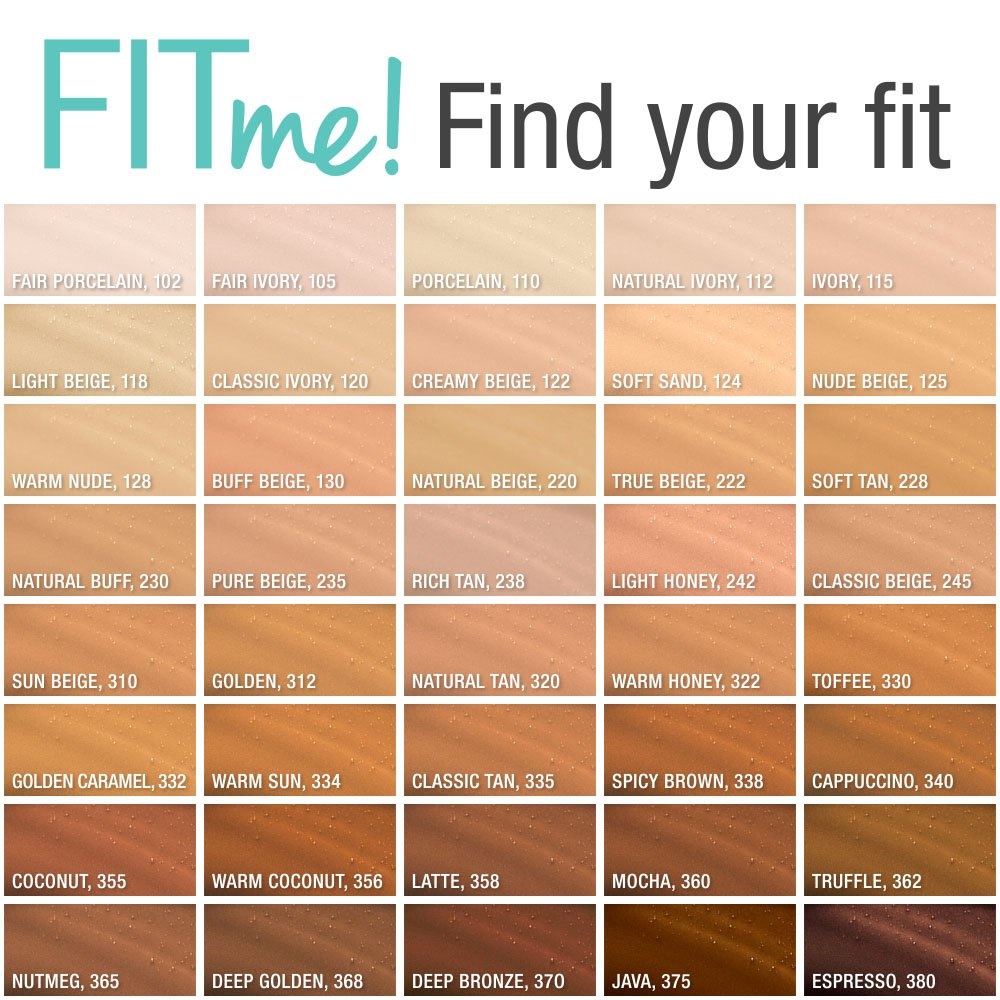 image:imageMaybelline Fit Me Matte Poreless Liquid OilFree Foundation Makeup Warm Coconut 1 Count Packaging May Vary115 IVORY