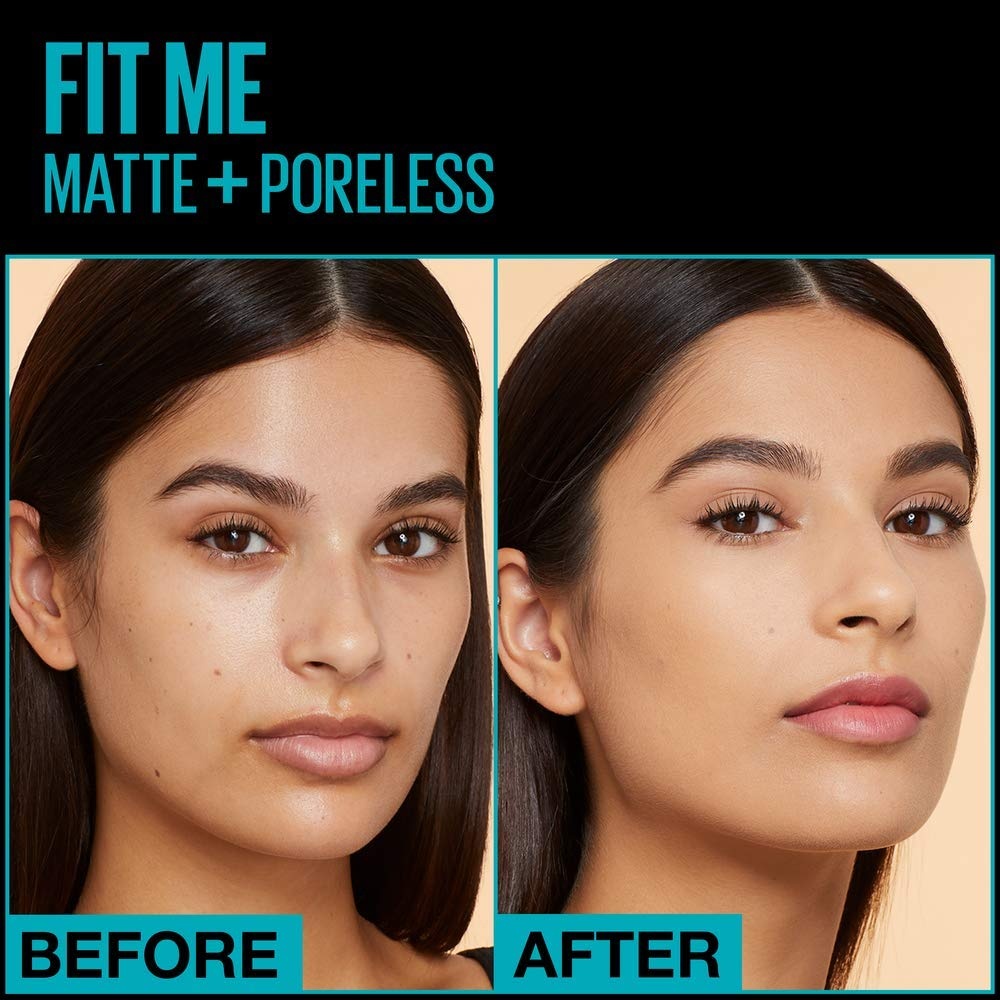 image:imageMaybelline Fit Me Matte Poreless Liquid OilFree Foundation Makeup Warm Coconut 1 Count Packaging May Vary230 NATURAL BUFF