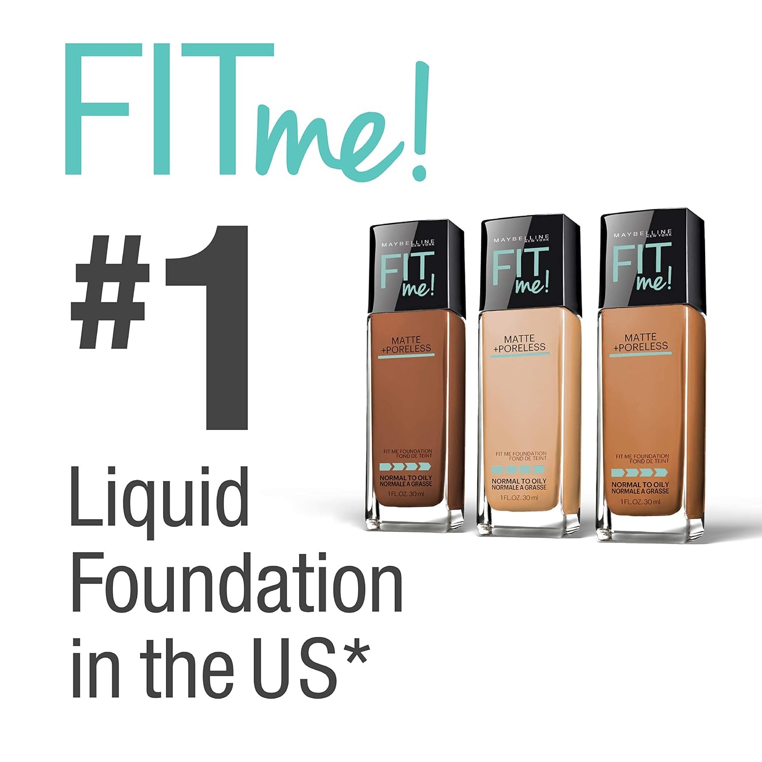 image:imageMaybelline Fit Me Matte Poreless Liquid OilFree Foundation Makeup Warm Coconut 1 Count Packaging May Vary330 TOFFEE