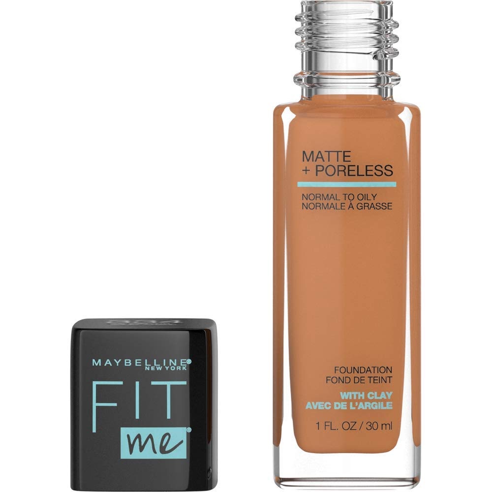 image:imageMaybelline Fit Me Matte Poreless Liquid OilFree Foundation Makeup Warm Coconut 1 Count Packaging May Vary334 WARM SUN