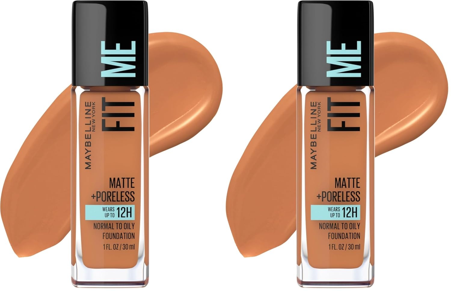 image:imageMaybelline Fit Me Matte Poreless Liquid OilFree Foundation Makeup Warm Coconut 1 Count Packaging May Vary338 SPICY BROWN