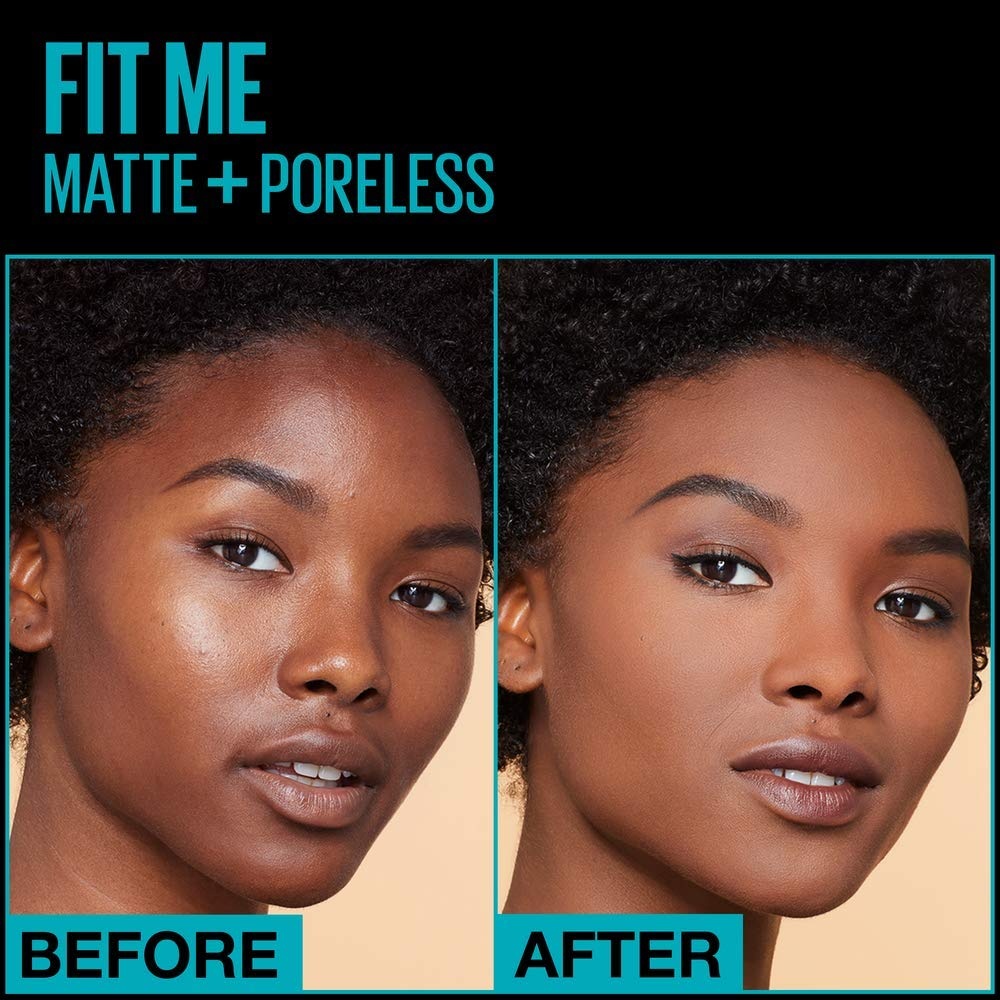 image:imageMaybelline Fit Me Matte Poreless Liquid OilFree Foundation Makeup Warm Coconut 1 Count Packaging May Vary368 DEEP GOLDEN