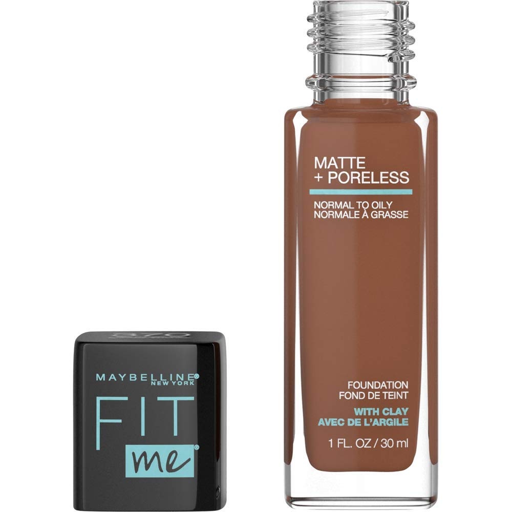 image:imageMaybelline Fit Me Matte Poreless Liquid OilFree Foundation Makeup Warm Coconut 1 Count Packaging May Vary370 DEEP BRONZE