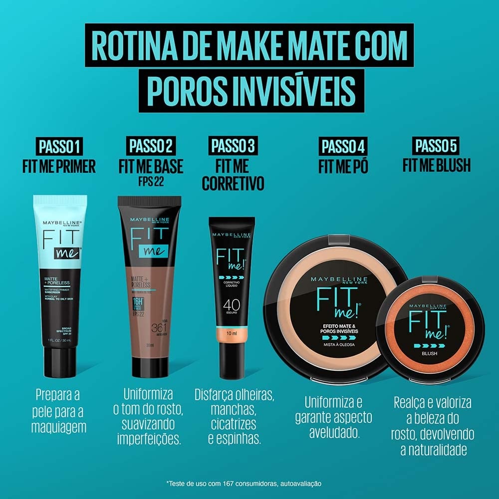image:imageMaybelline Fit Me Matte Poreless Mattifying Face Primer Makeup With Sunscreen Broad Spectrum SPF 20 16HR Wear Shine Control Clear 1 CountClear