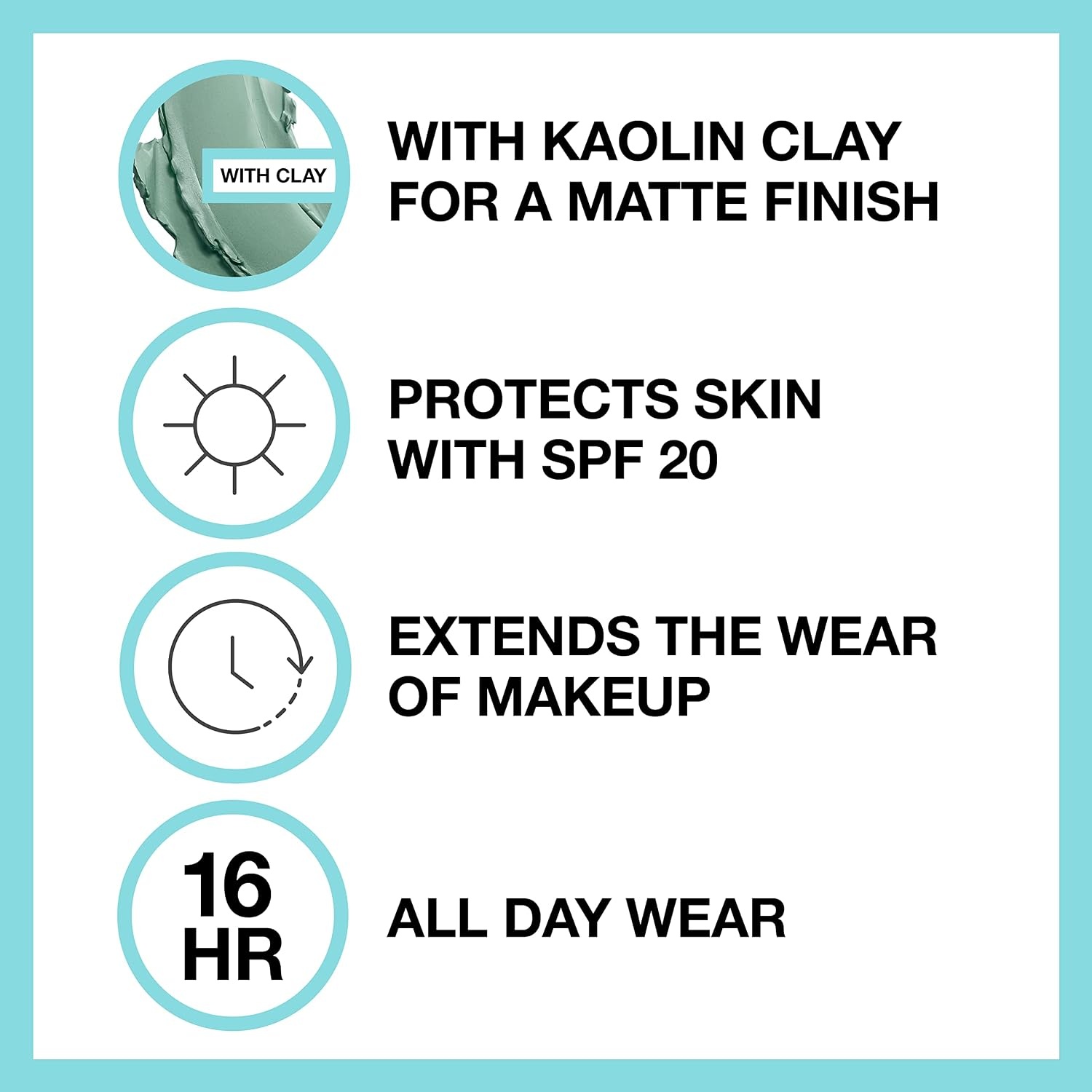 image:imageMaybelline Fit Me Matte Poreless Mattifying Face Primer Makeup With Sunscreen Broad Spectrum SPF 20 16HR Wear Shine Control Clear 1 CountPrimer Classic Ivory Foundation Bundle