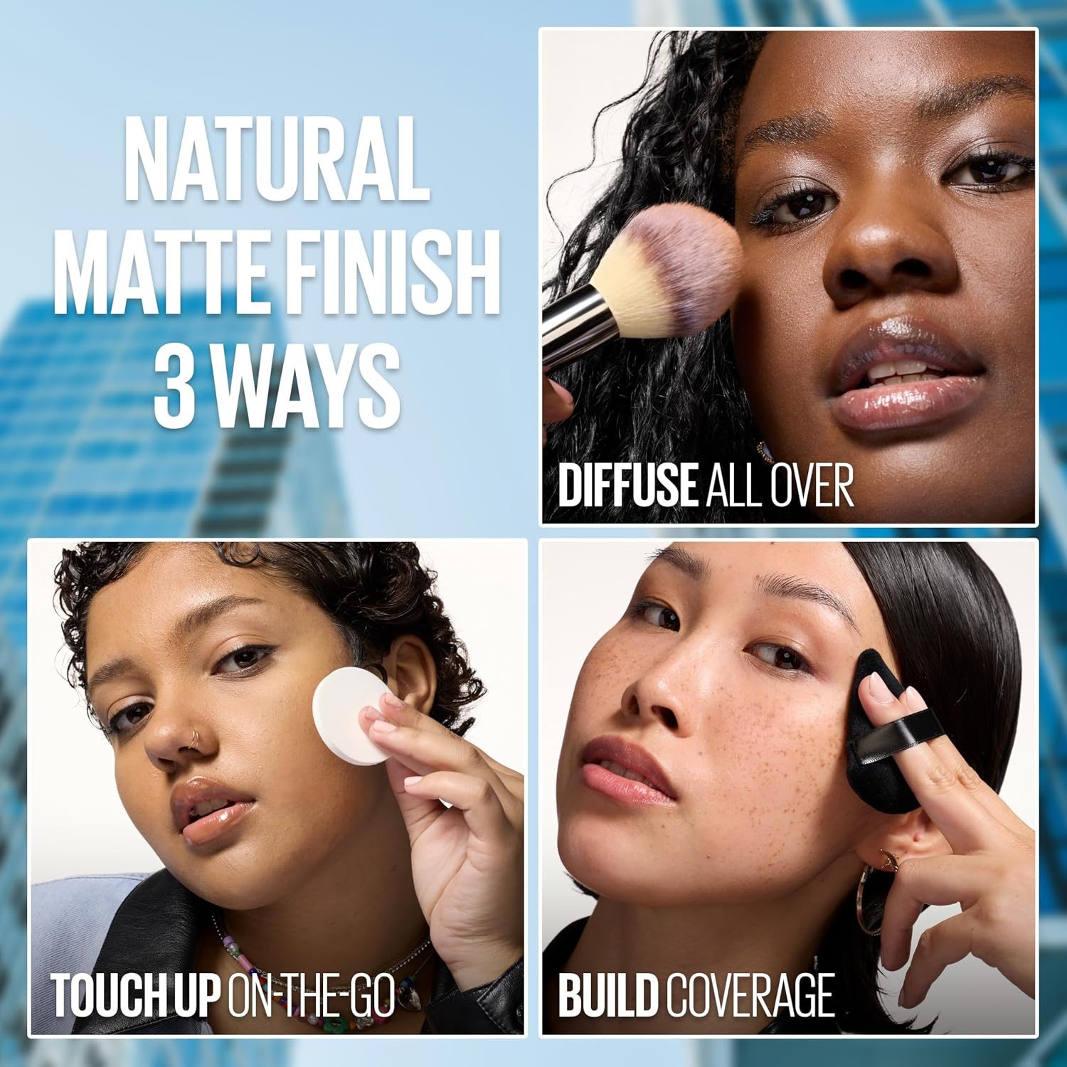 image:imageMaybelline Fit Me Matte Poreless Pressed Face Powder Makeup amp Setting Powder Coconut 1 Count105 FAIR IVORY