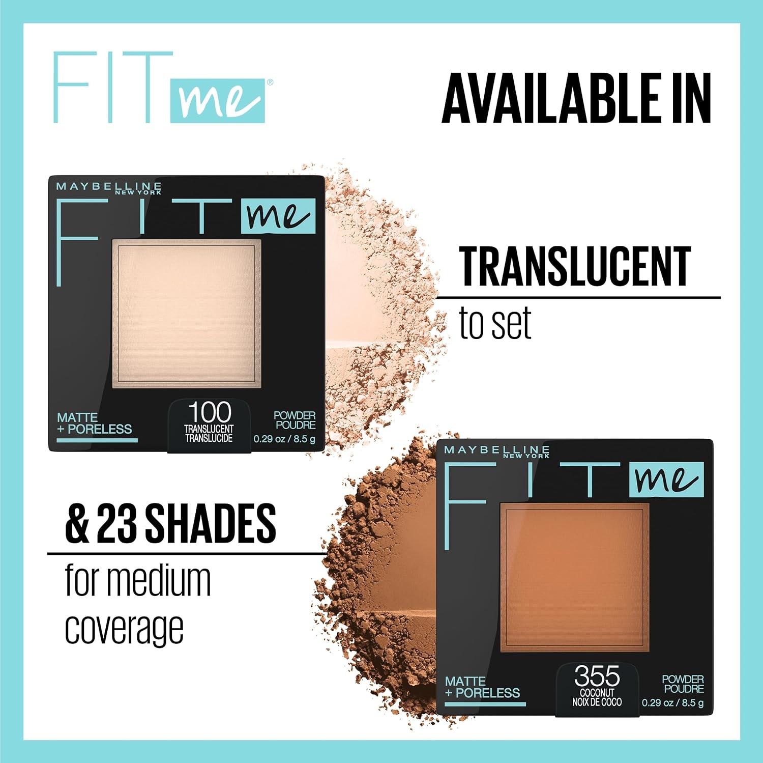 image:imageMaybelline Fit Me Matte Poreless Pressed Face Powder Makeup amp Setting Powder Coconut 1 Count235 PURE BEIGE
