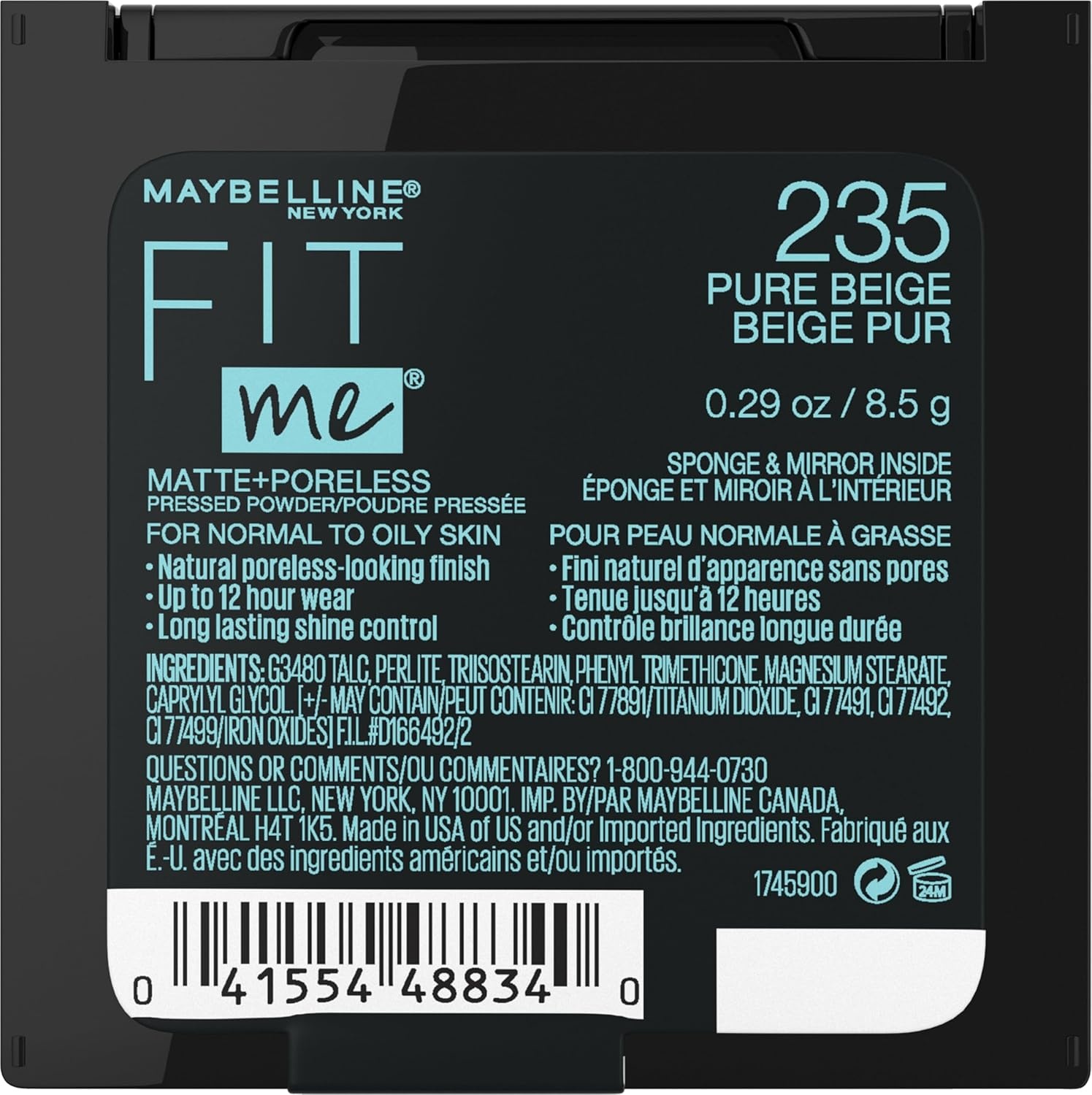 image:imageMaybelline Fit Me Matte Poreless Pressed Face Powder Makeup amp Setting Powder Coconut 1 Count235 PURE BEIGE