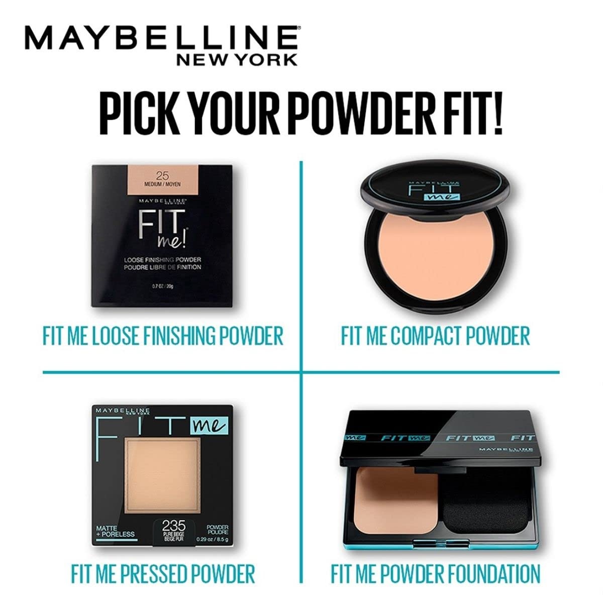image:imageMaybelline Fit Me Matte Poreless Pressed Face Powder Makeup amp Setting Powder Coconut 1 Count330 TOFFEE