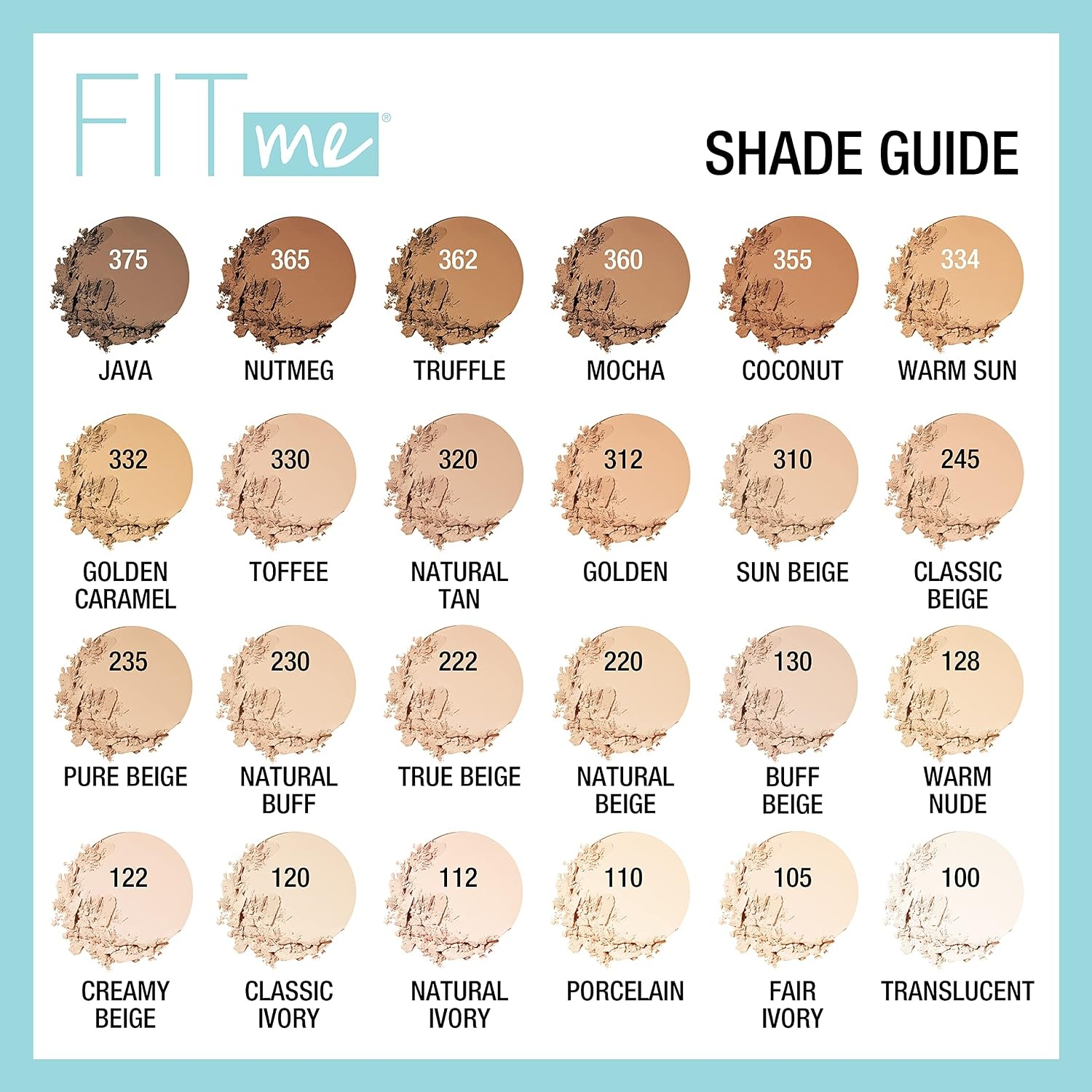 image:imageMaybelline Fit Me Matte Poreless Pressed Face Powder Makeup amp Setting Powder Coconut 1 Count362 TRUFFLE