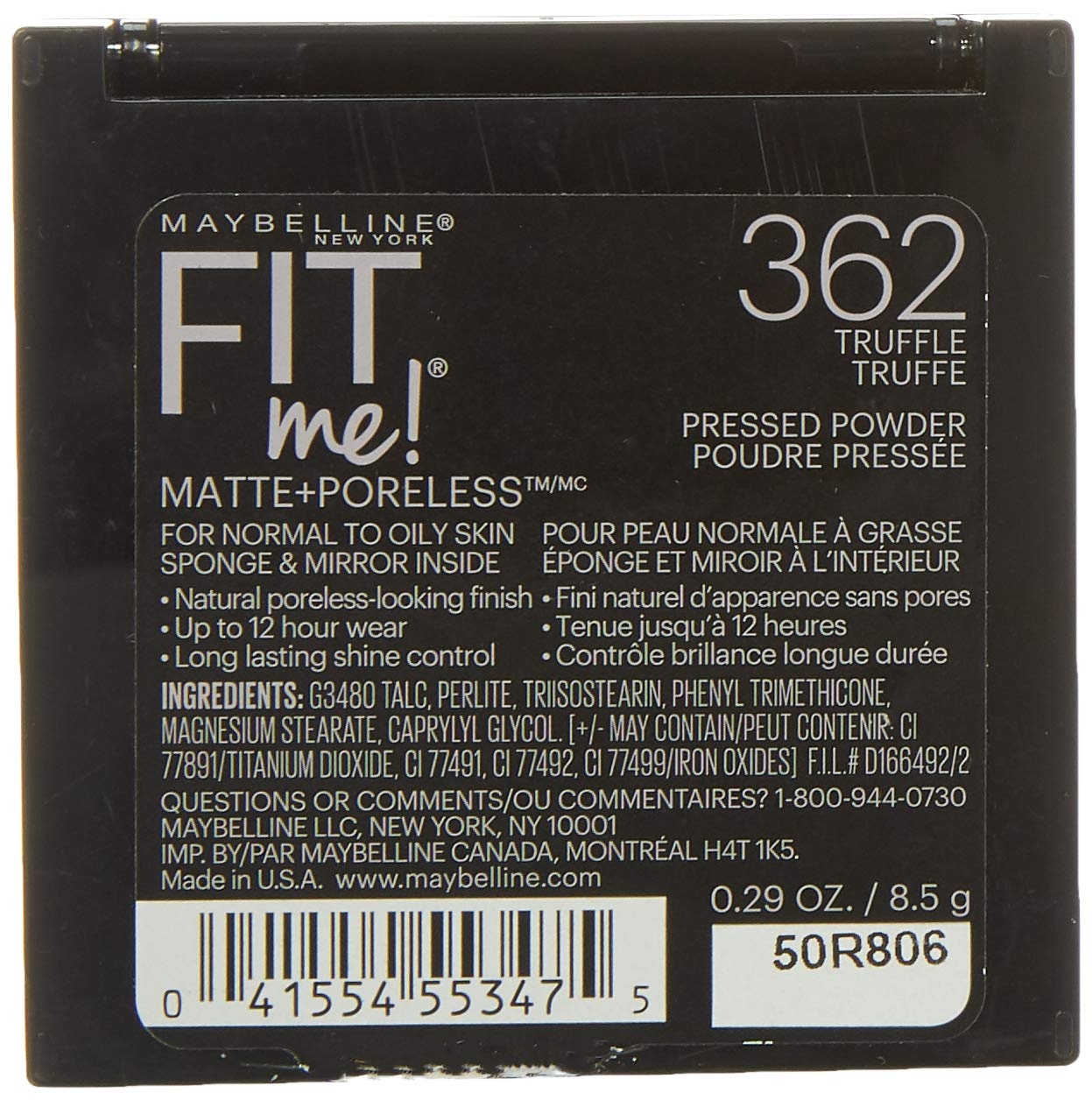 image:imageMaybelline Fit Me Matte Poreless Pressed Face Powder Makeup amp Setting Powder Coconut 1 Count362 TRUFFLE