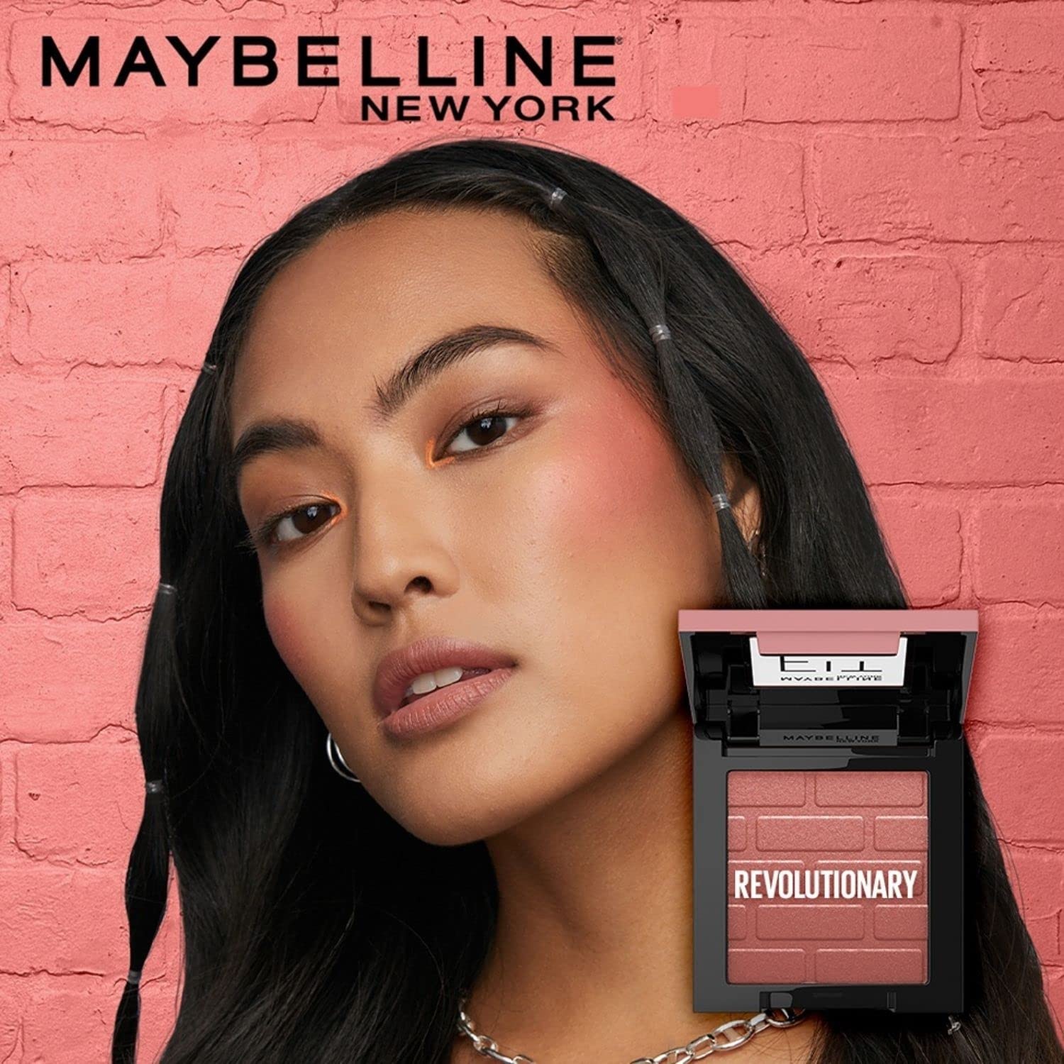 image:imageMaybelline Fit Me Powder Blush Lightweight Smooth Blendable Longlasting AllDay Face Enhancing Makeup Color Berry 1 Count50 WINE Pack of 4
