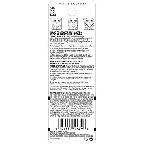 image:imageMaybelline Instant Age Rewind Eraser Dark Circles Treatment MultiUse Concealer Honey 02 Fl Oz Pack of 1122