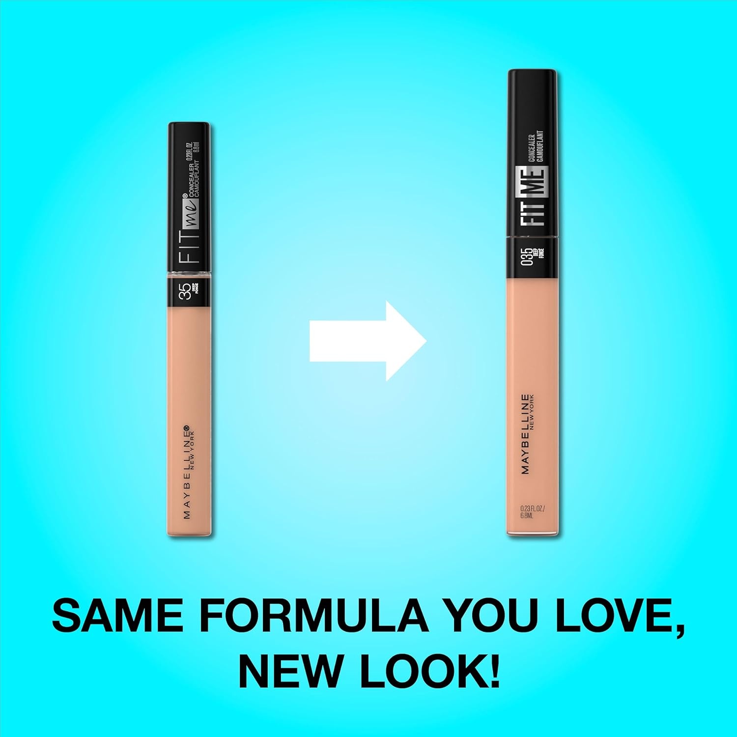image:imageMaybelline New York Fit Me Liquid Concealer Makeup Natural Coverage Lightweight Conceals Covers OilFree Honey 1 Count Packaging May Vary25 MEDIUM