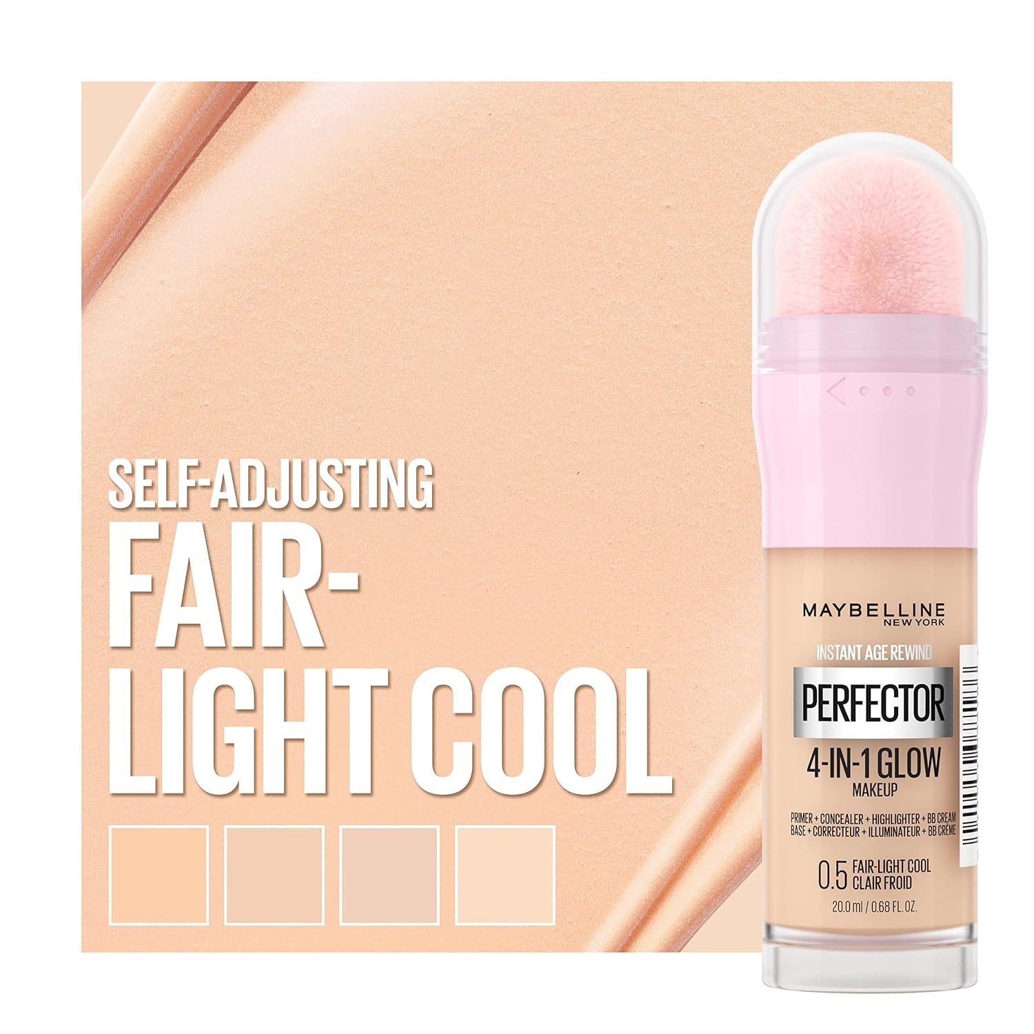 image:imageMaybelline New York Instant Age Rewind Instant Perfector 4In1 Glow Makeup FairLight Cool05 FAIRLIGHT COOL