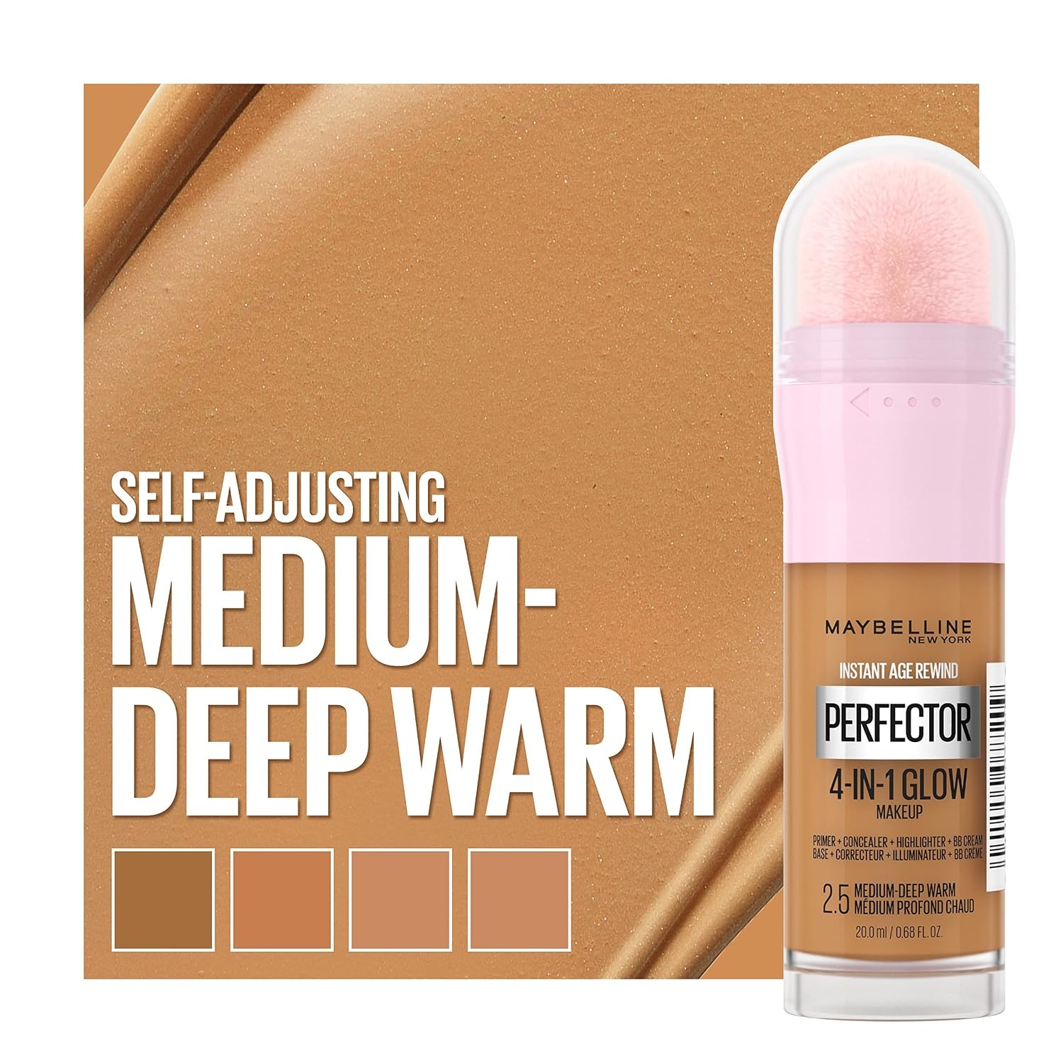 image:imageMaybelline New York Instant Age Rewind Instant Perfector 4In1 Glow Makeup FairLight Cool25 MEDIUMDEEP WARM