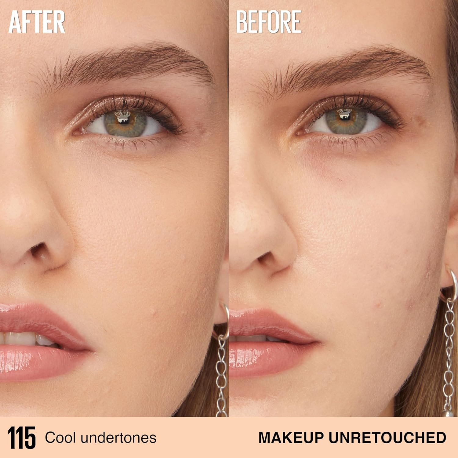 image:imageMaybelline Super Stay LumiMatte Foundation Lightweight and Buildable Full Coverage Foundation Makeup For Up To 30HR Wear 112 1 Count115 Cool