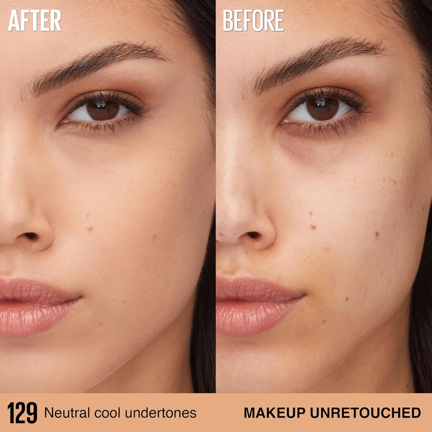 image:imageMaybelline Super Stay LumiMatte Foundation Lightweight and Buildable Full Coverage Foundation Makeup For Up To 30HR Wear 112 1 Count129 Neutral Cool