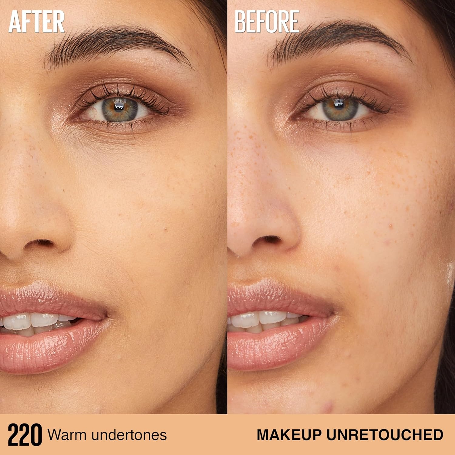 image:imageMaybelline Super Stay LumiMatte Foundation Lightweight and Buildable Full Coverage Foundation Makeup For Up To 30HR Wear 112 1 Count220 Warm