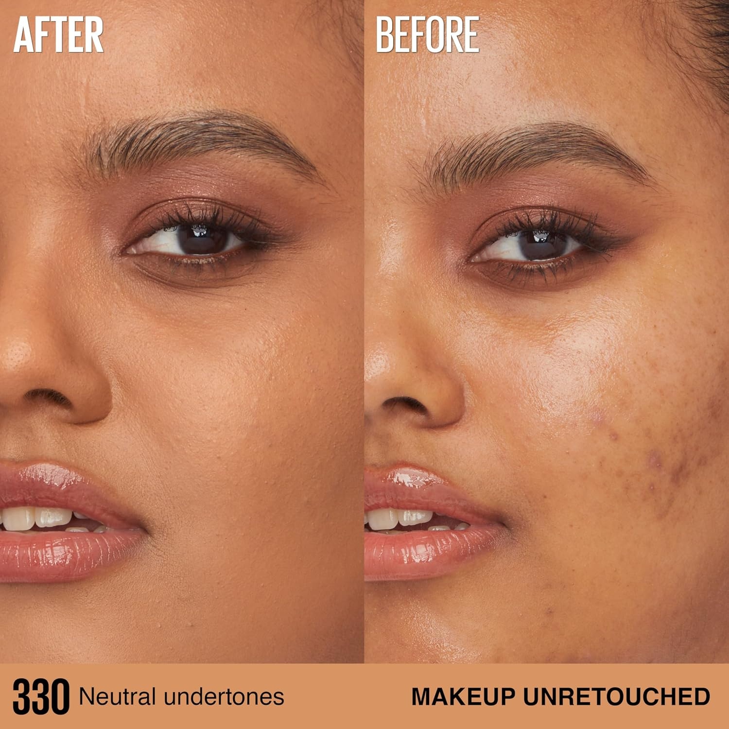 image:imageMaybelline Super Stay LumiMatte Foundation Lightweight and Buildable Full Coverage Foundation Makeup For Up To 30HR Wear 112 1 Count330 Neutral