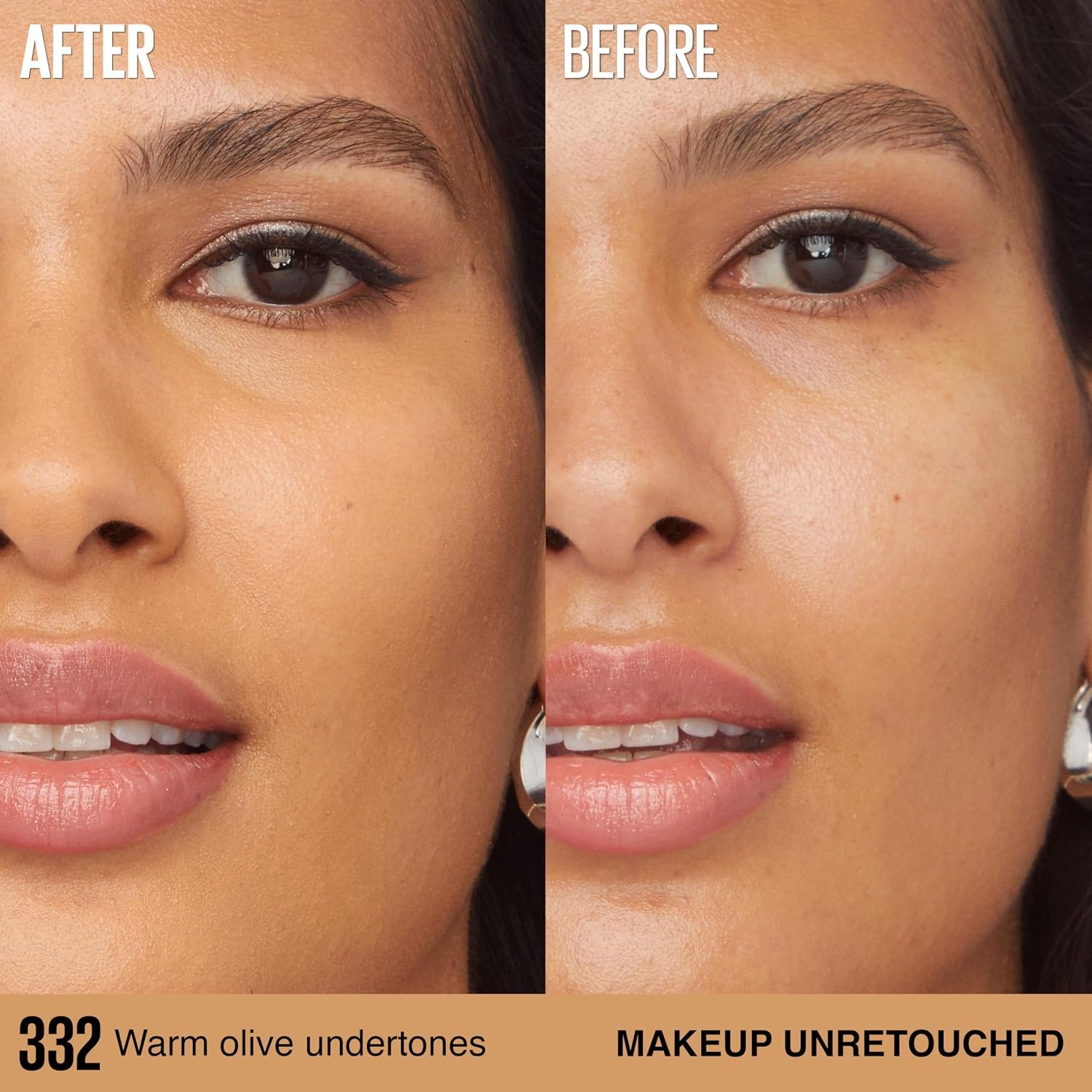 image:imageMaybelline Super Stay LumiMatte Foundation Lightweight and Buildable Full Coverage Foundation Makeup For Up To 30HR Wear 112 1 Count332 Warm Olive