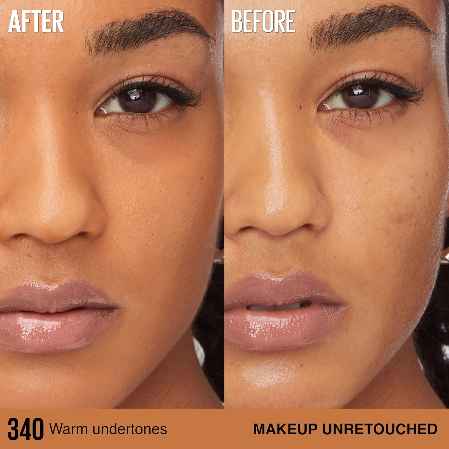 image:imageMaybelline Super Stay LumiMatte Foundation Lightweight and Buildable Full Coverage Foundation Makeup For Up To 30HR Wear 112 1 Count340 Warm