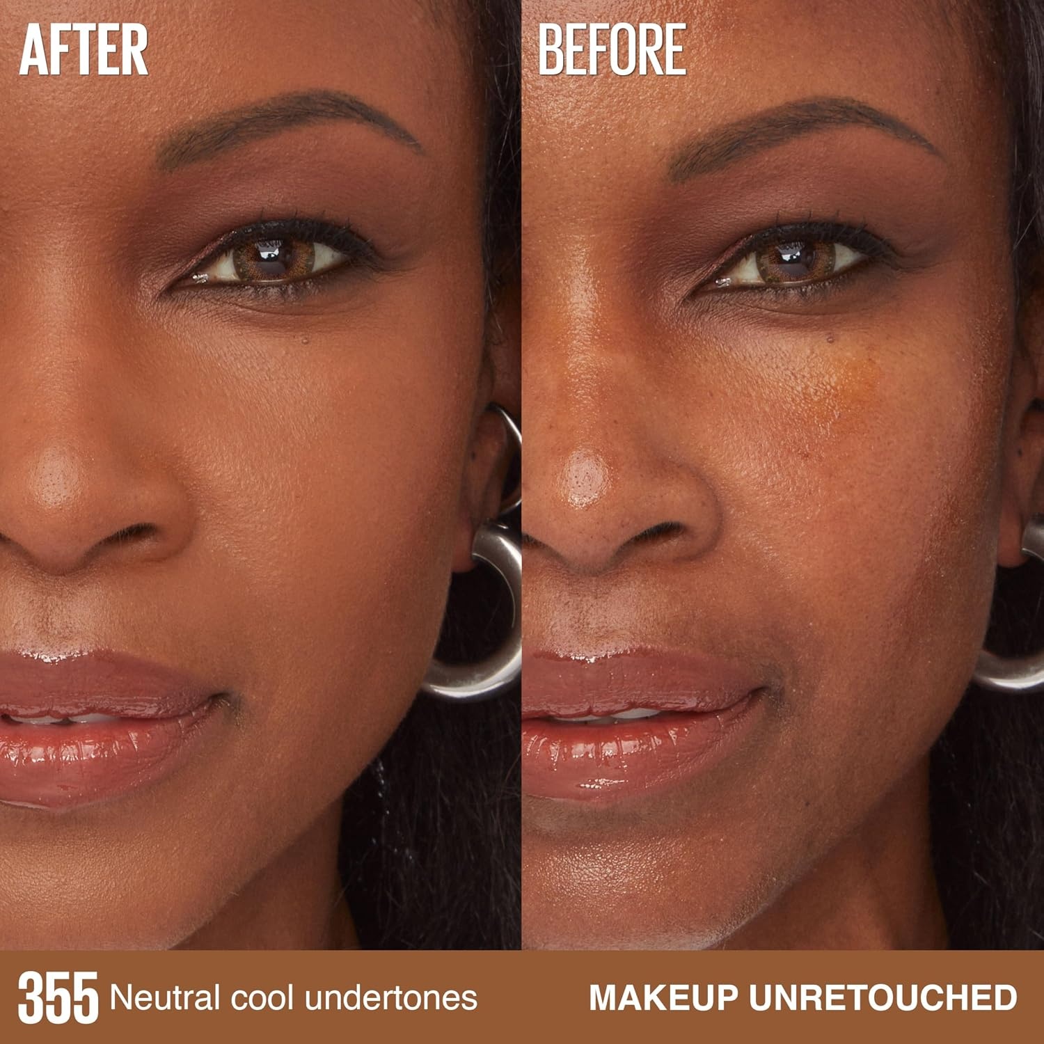 image:imageMaybelline Super Stay LumiMatte Foundation Lightweight and Buildable Full Coverage Foundation Makeup For Up To 30HR Wear 112 1 Count355 Neutral Cool