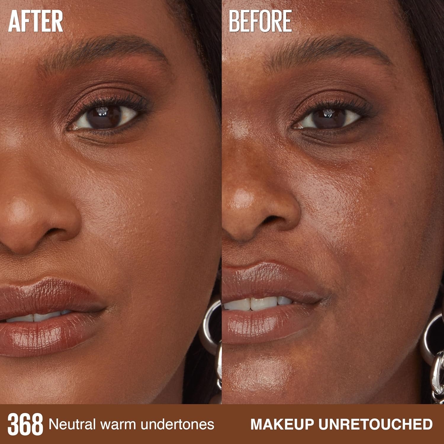 image:imageMaybelline Super Stay LumiMatte Foundation Lightweight and Buildable Full Coverage Foundation Makeup For Up To 30HR Wear 112 1 Count368 Neutral Warm