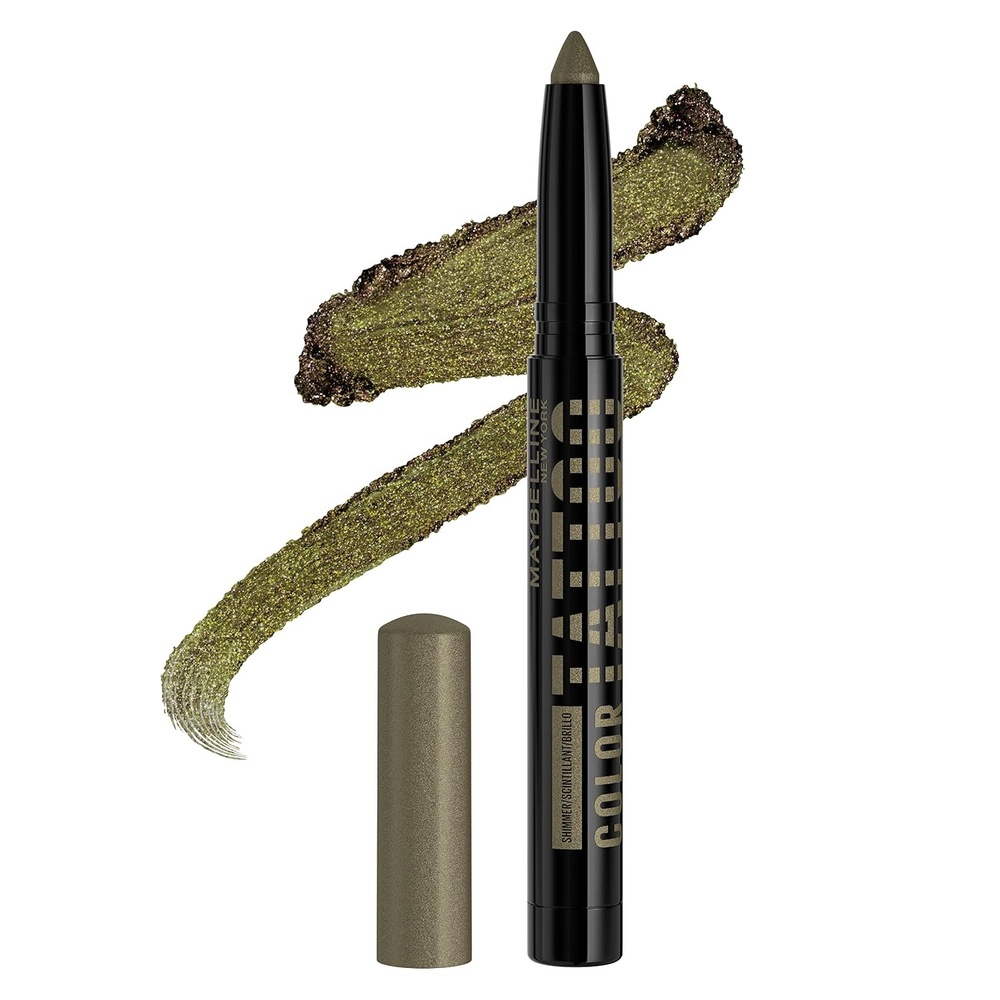 image:imageMAYBELLINE Color Tattoo Longwear MultiUse Eye Shadow Stix Eye Makeup I am Shining Light Pearl Shimmer40 I AM FIERCE DEEP GREEN SHIMMER