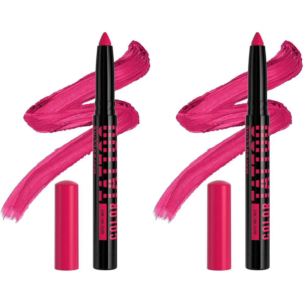 image:imageMAYBELLINE Color Tattoo Longwear MultiUse Eye Shadow Stix Eye Makeup I am Shining Light Pearl Shimmer50 YO SOY NICO VIVID ROSA MATTE
