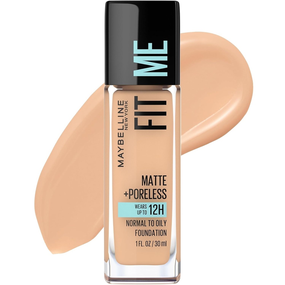image:imageMaybelline Fit Me Matte Poreless Liquid OilFree Foundation Makeup Warm Coconut 1 Count Packaging May Vary222 TRUE BEIGE