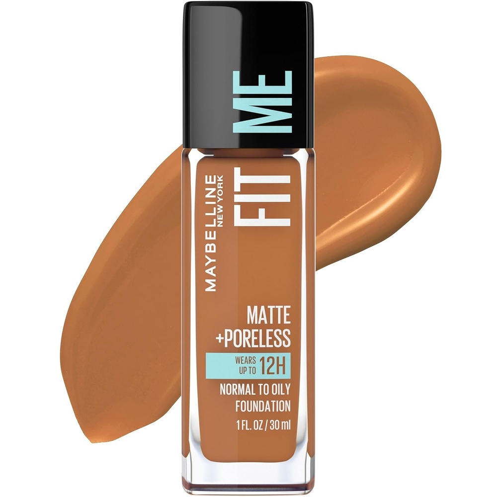 image:imageMaybelline Fit Me Matte Poreless Liquid OilFree Foundation Makeup Warm Coconut 1 Count Packaging May Vary356 WARM COCONUT