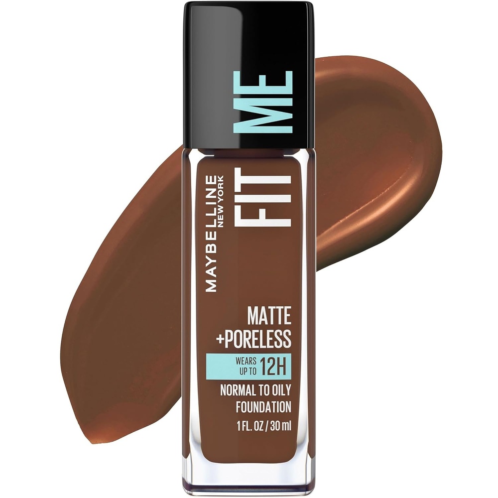 image:imageMaybelline Fit Me Matte Poreless Liquid OilFree Foundation Makeup Warm Coconut 1 Count Packaging May Vary375 JAVA